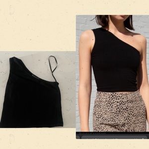 Brandy Melville one shoulder top